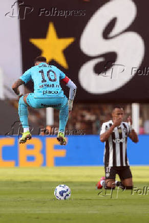  Neymar na partida entre Santos e Botafogo