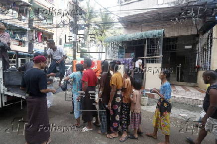 Meat distributed during Eid al-Adha celebrations in Myanmar