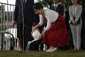 Japan's Princess Kako visits Brazil
