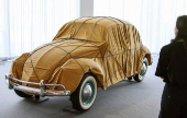 Wrapped 1961 Volkswagen Beetle Saloon showcased in Berlin