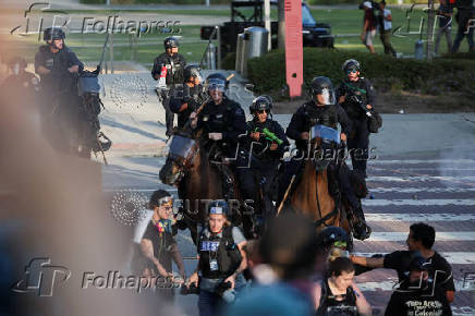 Protests against federal immigration sweeps continue, in Los Angeles