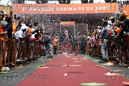 Ivorian presidential party congress in Abidjan