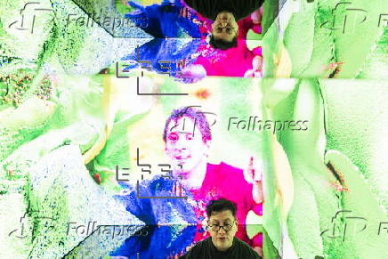 Preview of Christie's auction featuring Refik Anadol's digital artwork on Lionel Messi
