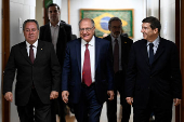 Brazil's Ministers meet with businessmen, in Brasilia