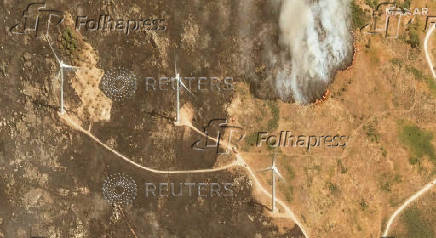 Satellite imagery of wildfires in southern Europe, Turkey and Syria