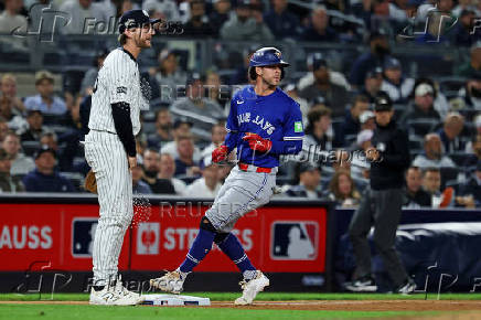 MLB: Playoffs-Toronto Blue Jays at New York Yankees