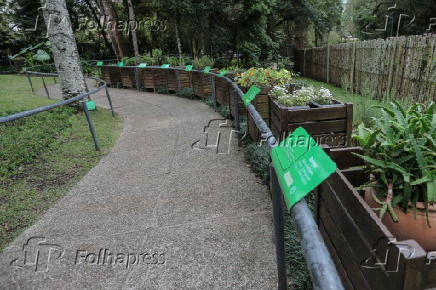 Jardim das Sensações no Jardim Botânico de Curitiba