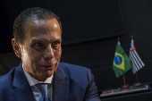 O governador de SP, João Doria, em seu gabinete no Palácio dos Bandeirantes 
