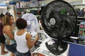 Vista de comércio de ventiladores