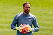 Entrenamiento del Atlético de Madrid