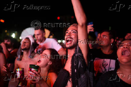 Lady Gaga's open concert at Copacabana beach in Rio de Janeiro