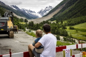 Aftermath of Birch Glacier collapse in Switzerland