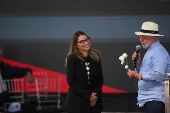 Lula durante encontro de celebração dos avanços do Novo Acordo do Rio Doce (MG)