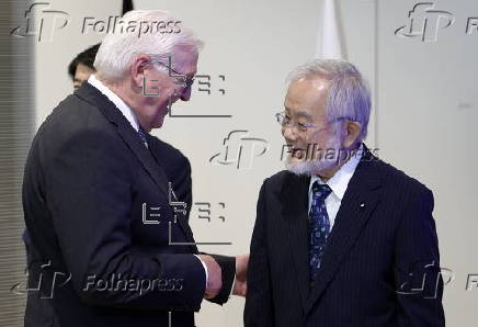 German President Frank-Walter Steinmeier visits the Institute of Science in Tokyo