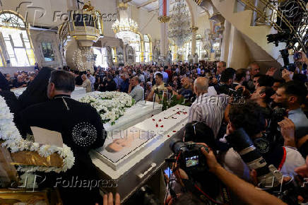 Funeral of suicide bombing victims, in Damascus