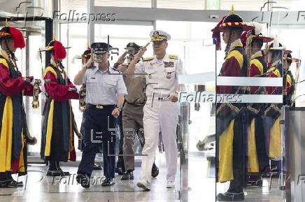 US Joint Chiefs Chairman John Daniel Caine visits Seoul