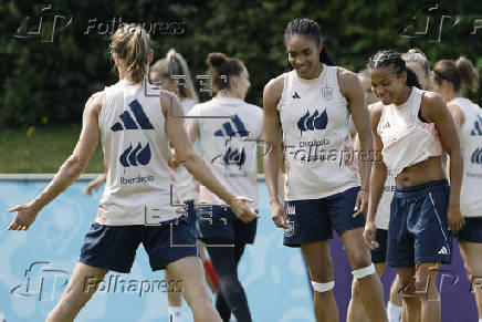 Entrenamiento selección española femenina de fútbol