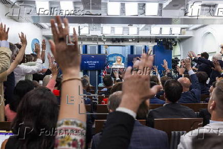 White House Press Secretary Leavitt speaks on Epstein files