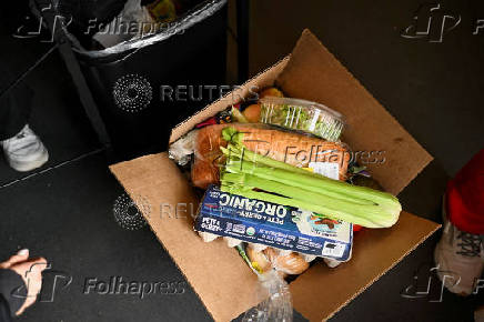 Food pantry is busy, weeks into the continuing U.S. government shutdown, in Denver