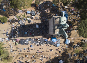 Cracolândia na praça Princesa Isabel, em SP