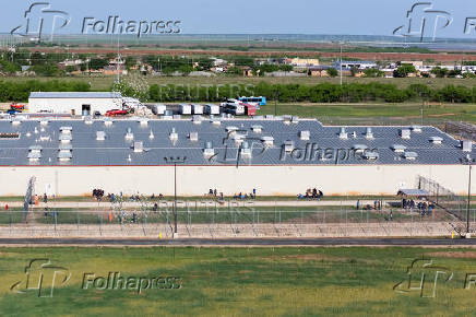 Bluebonnet Detention Facility housing Venezuelans at the center of Supreme Court ruling