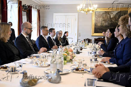 Finnish President Alexander Stubb meets with Kosovo's President Vjosa Osmani Sadriu in Helsinki