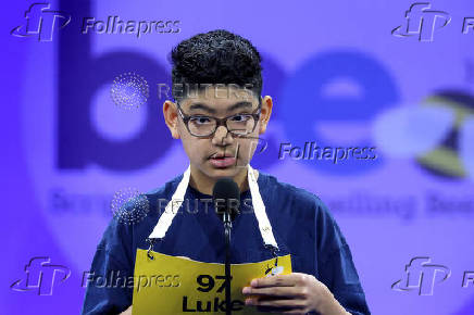 Student Spellers compete in the opening rounds of the annual Scripps National Spelling Bee in Maryland