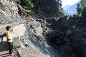 Several people dead in Pakistan-administered Kashmir following storms and landslides