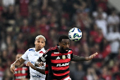Partida entre Flamengo e Fortaleza válida pelo Campeonato Brasileiro 2025.