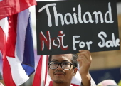Nationalist group protests Cambodia over territorial dispute