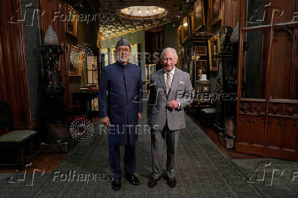 King Charles III meeting Sultan of Oman