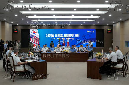 Trilateral Chiefs of Defense meeting at the Defense Ministry in Seoul