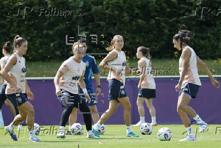 Entrenamiento selección española femenina de fútbol