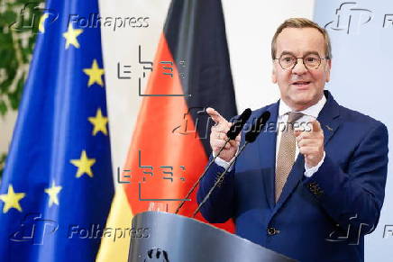 German cabinet meets at Defense Ministry in Berlin