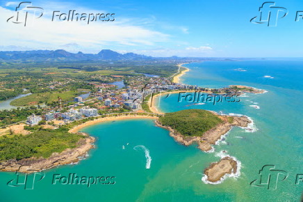 Vista aérea de Guarapari/ES