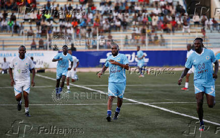 An exhibition match as part of a 