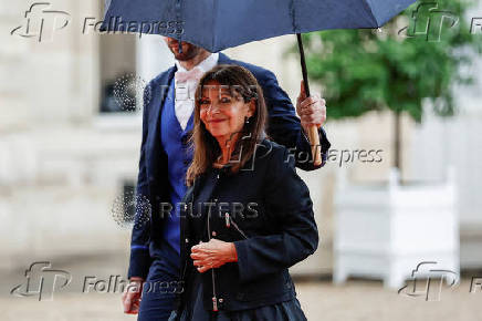 State dinner at the Elysee Palace in Paris