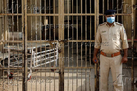 Aftermath of the Air India crash during take-off, in Ahmedabad