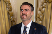 Oklahoma governor Kevin Stitt in Oklahoma City