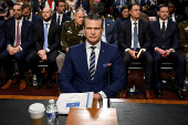 Pentagon leaders appear before Senate Armed Services Committee
