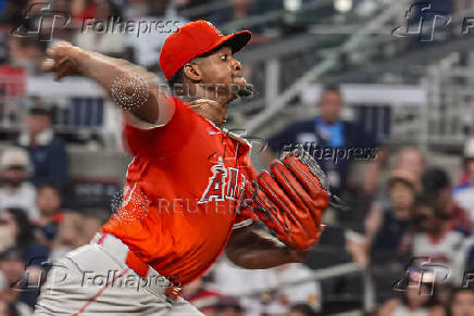 MLB: Los Angeles Angels at Atlanta Braves