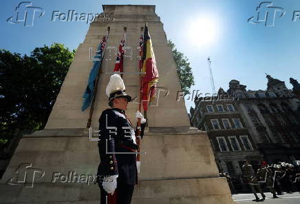 Belgium Armed Forces parade in London