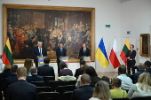 Ceremony marking 5th anniversary of the Lublin Triangle in Lublin