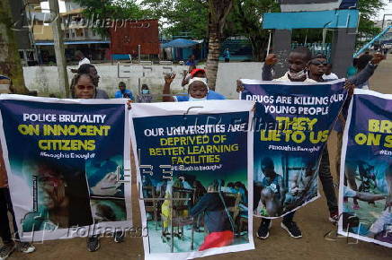 Nationwide protest in Liberia