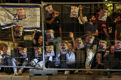 Protest demanding the release of hostages kidnapped during the attack on Israel by Hamas, in Jerusalem
