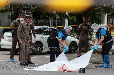 Deadly shooting incident in a market in Bangkok
