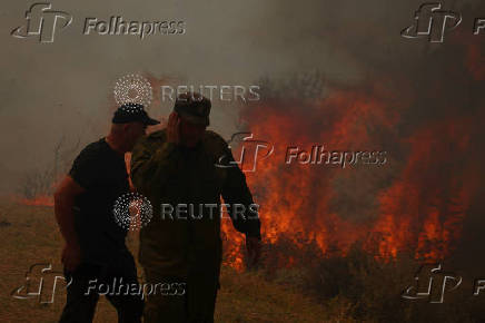 Wildfire in Albania