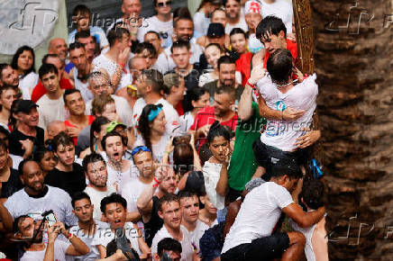 The annual 'La Tomatina' food fight festival, in Bunol