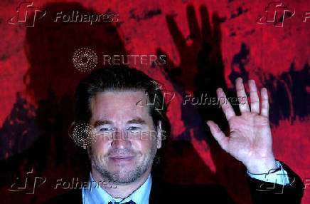 FILE PHOTO: U.S. actor Val Kilmer poses during a photocall to promote his latest movie 'Alexander' in Rome.