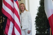 Italian Prime Minister Giorgia Meloni meets with US President Donald Trump in Washington